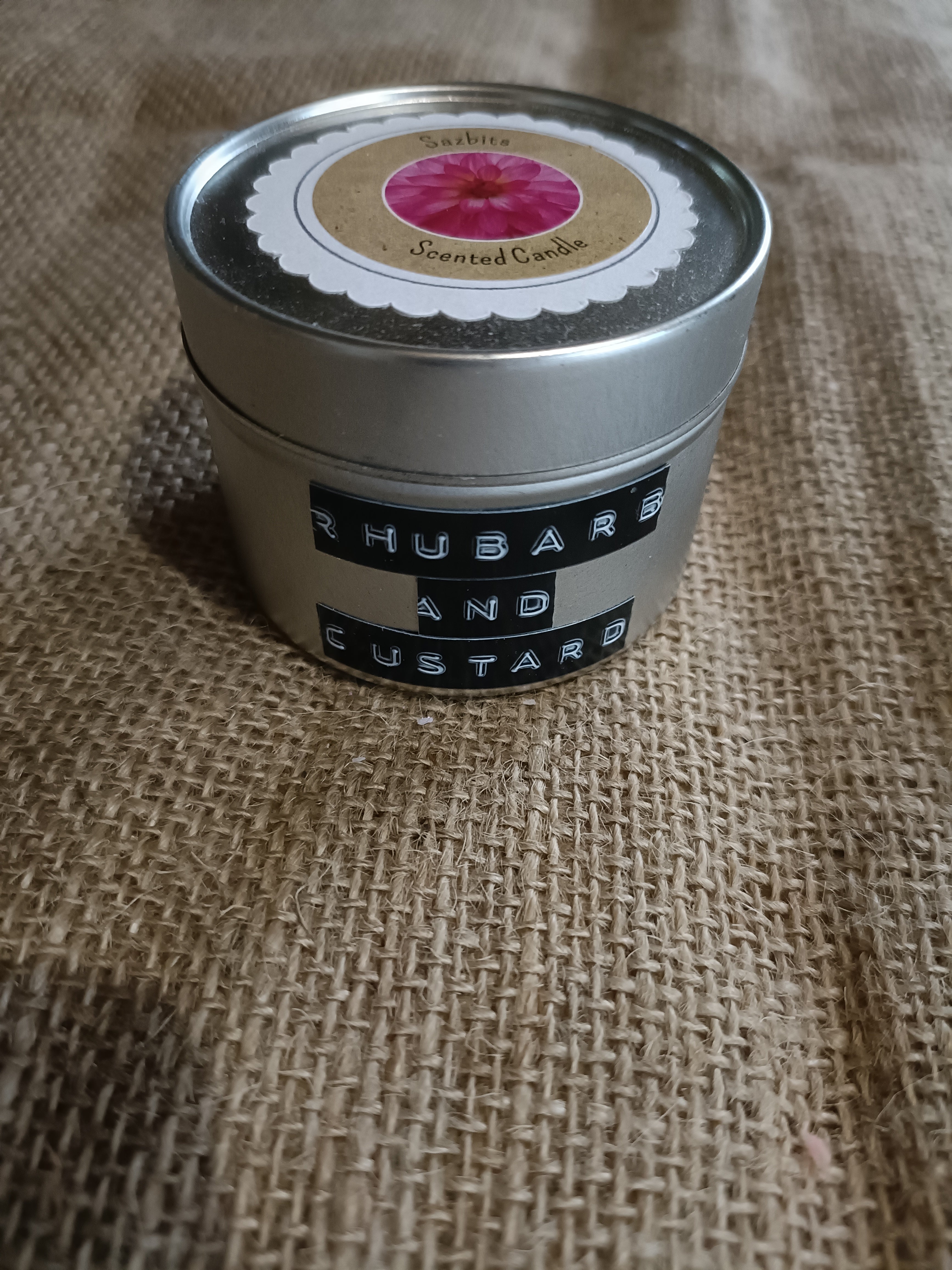 Rhubarb & Custard Small Candle
