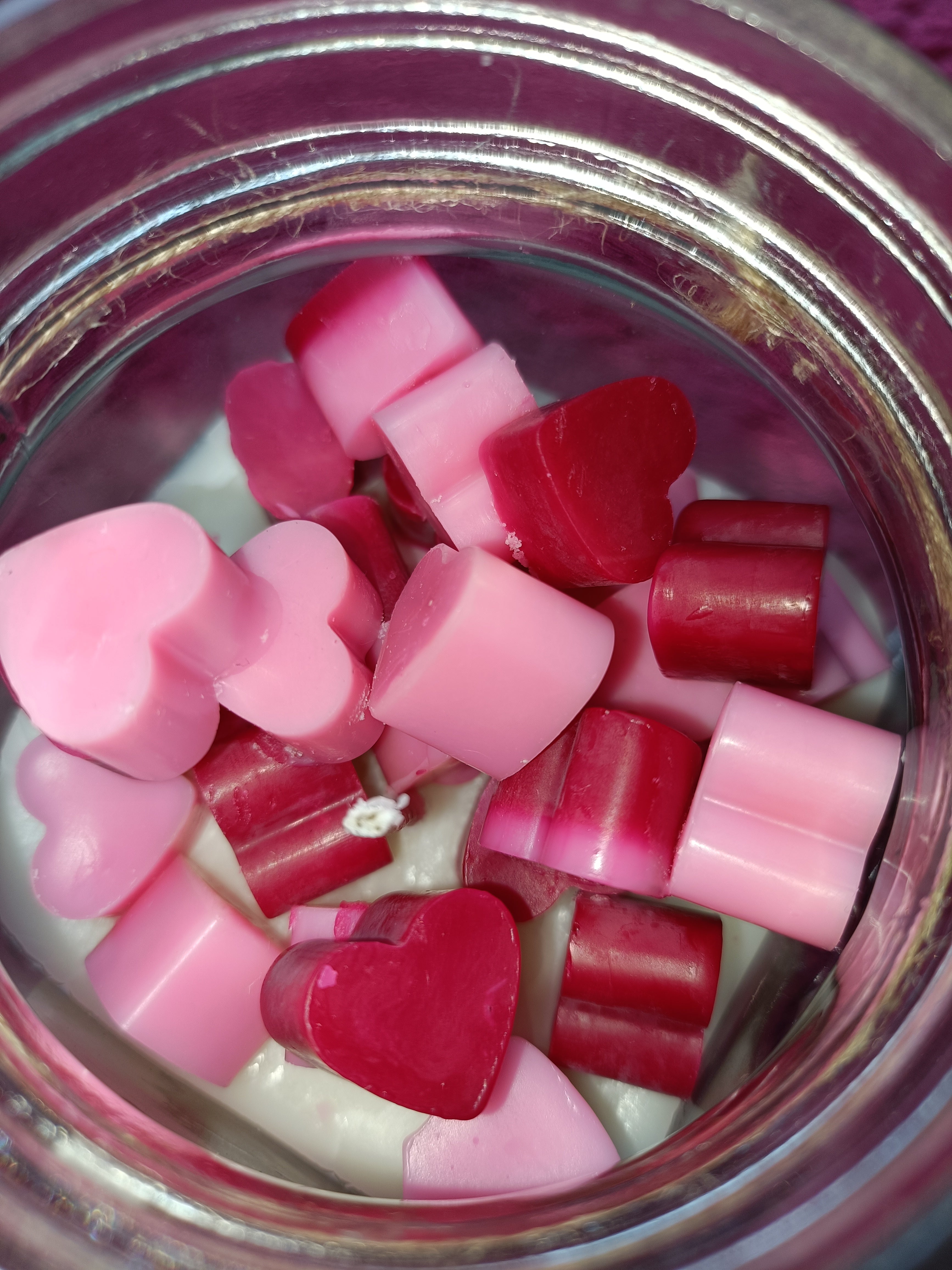 White Chocolate Strawberries Large Candle