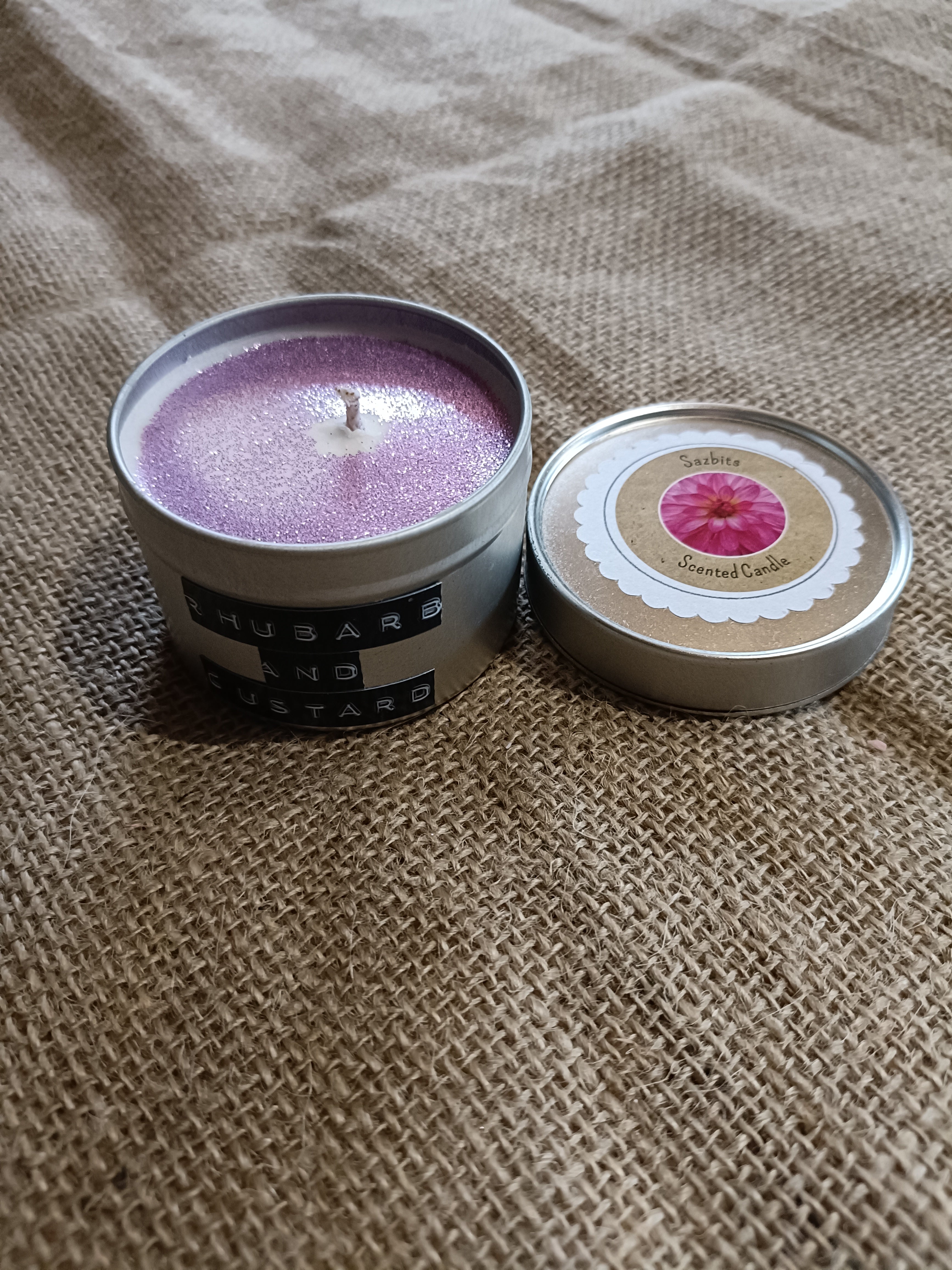 Rhubarb & Custard Small Candle