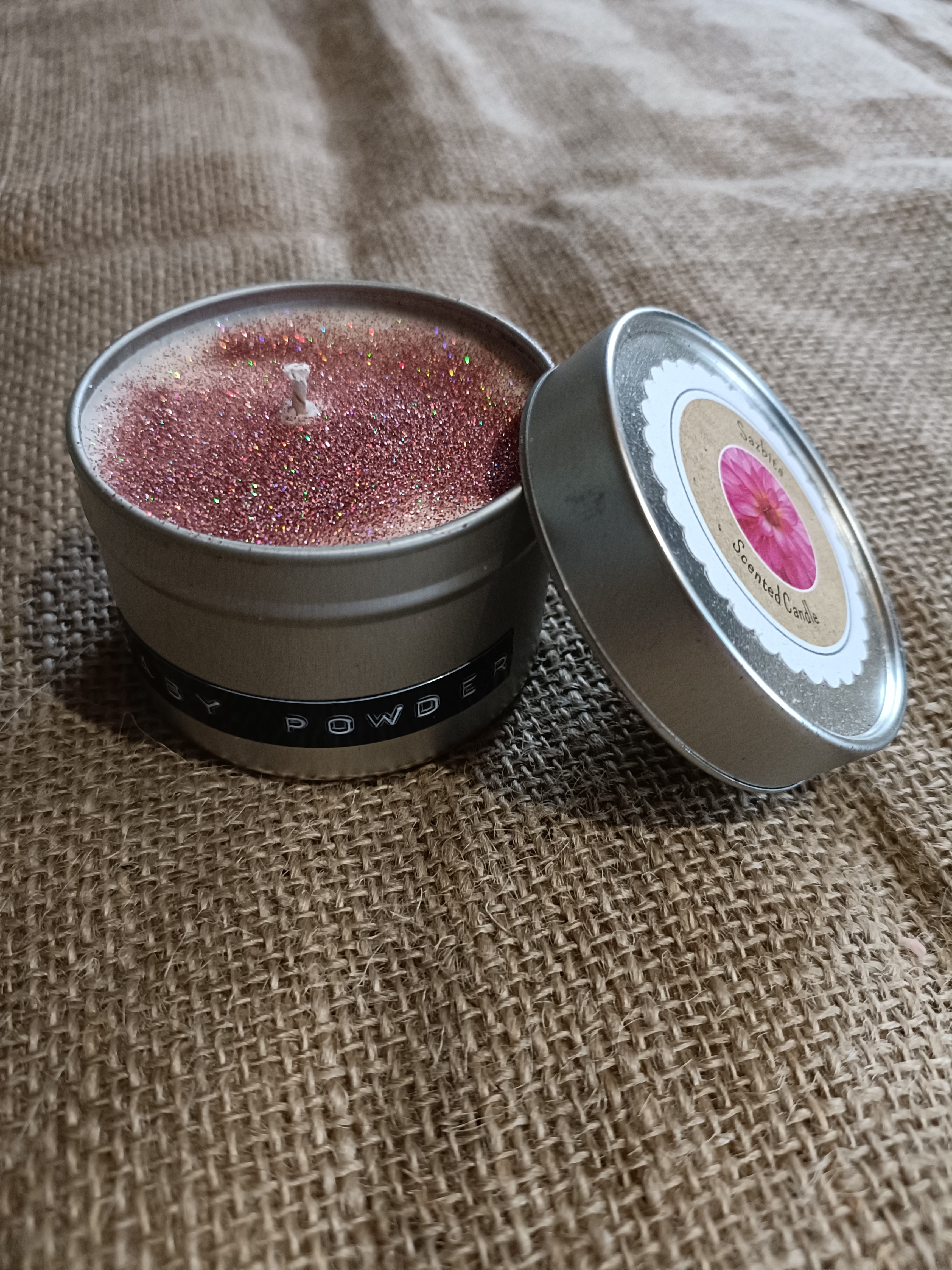 Baby Powder Small Candle