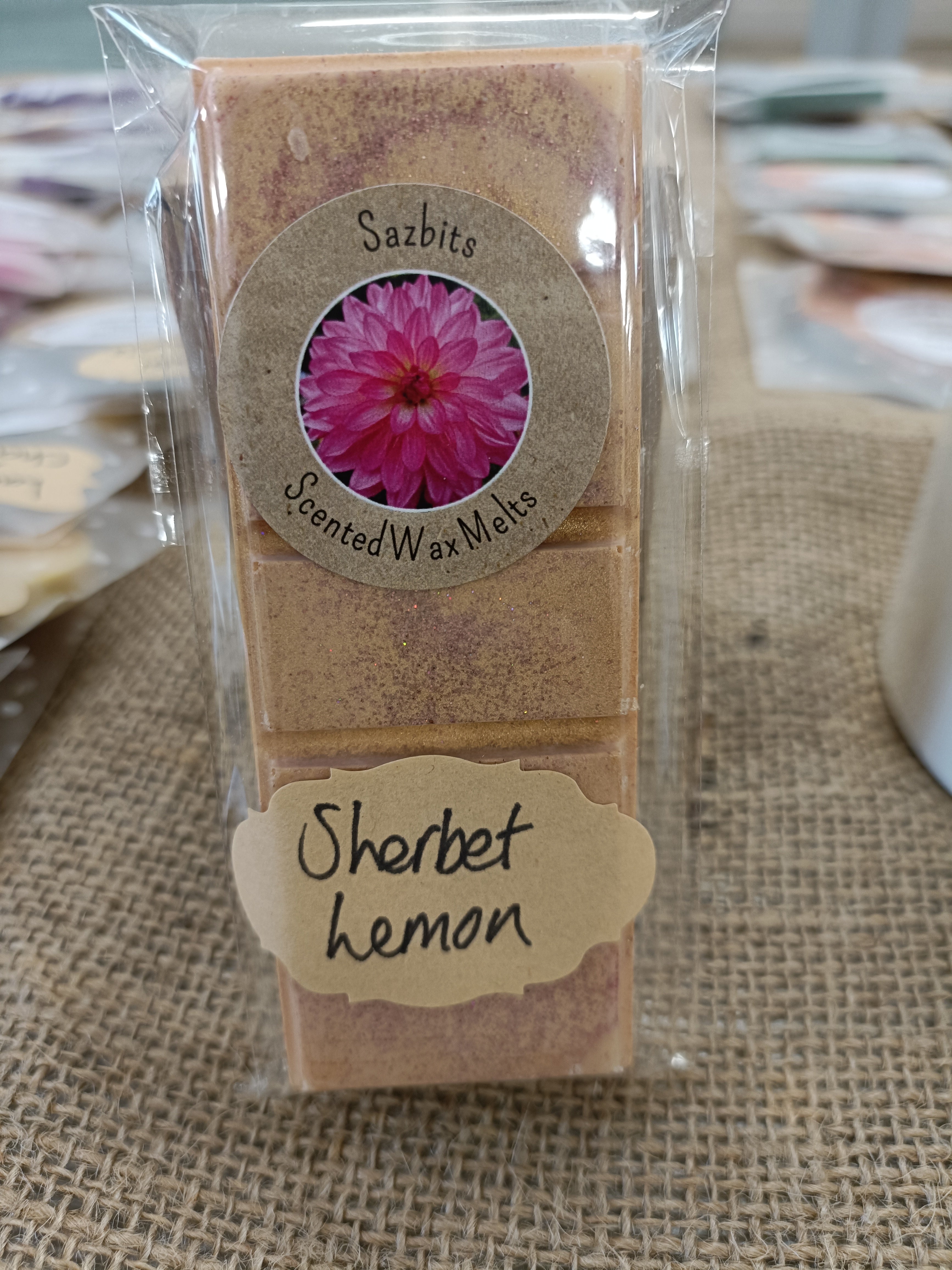 Sherbet Lemon Wax Melt Snap Bar