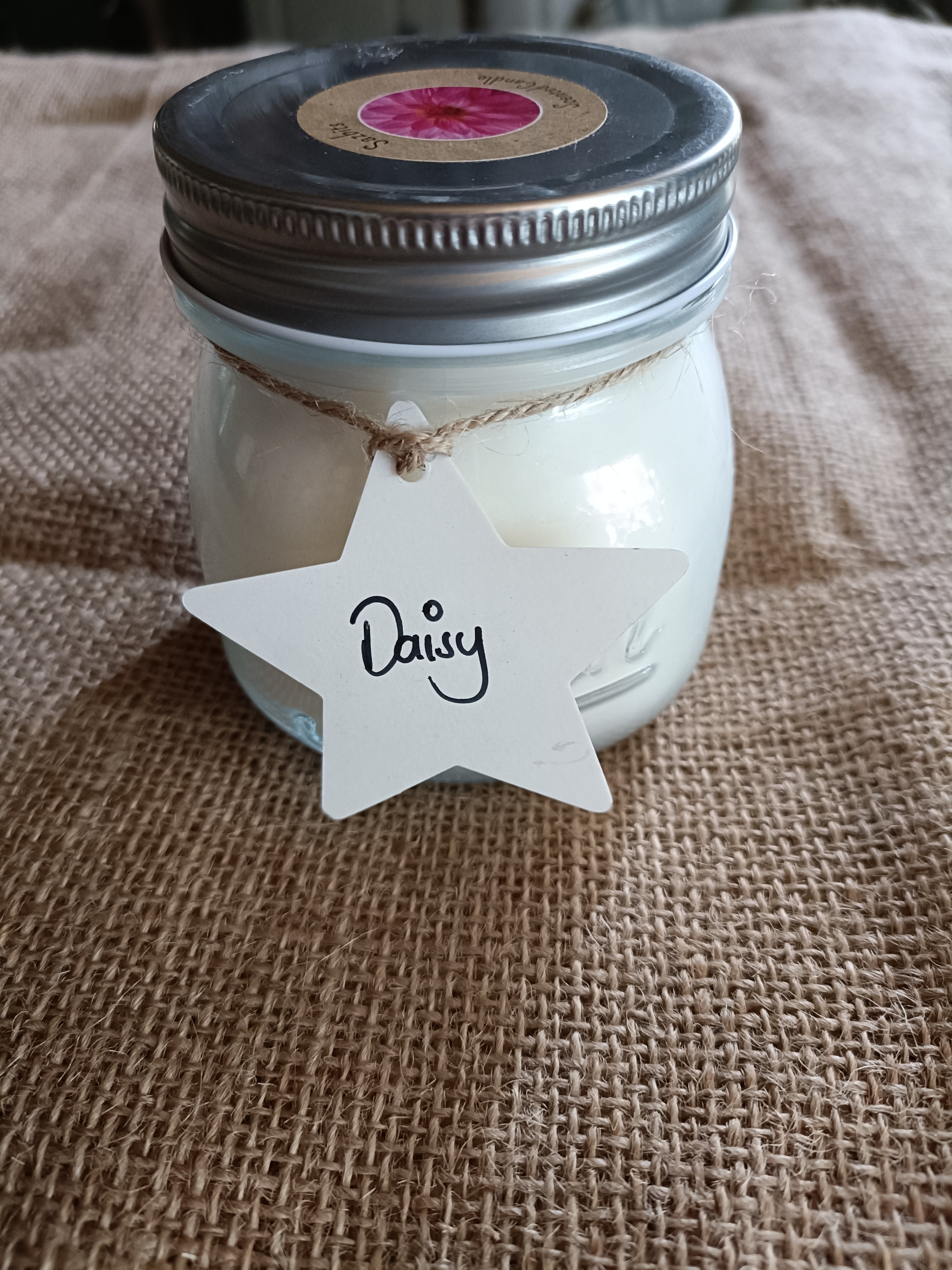 Daisy Large Candle