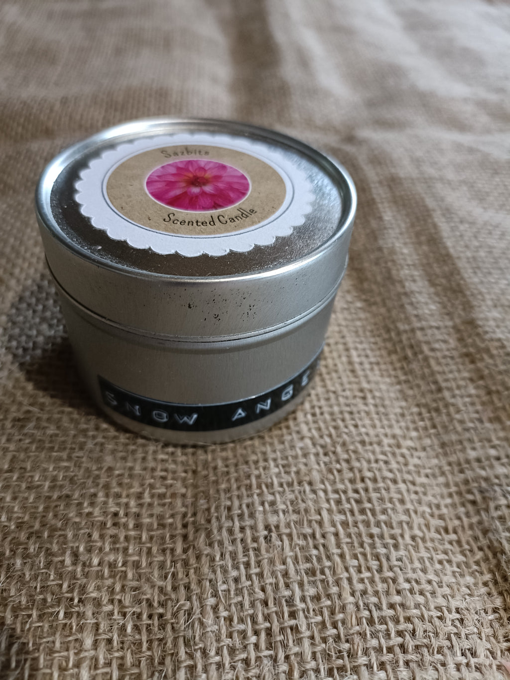 Snow Angel Small Candle