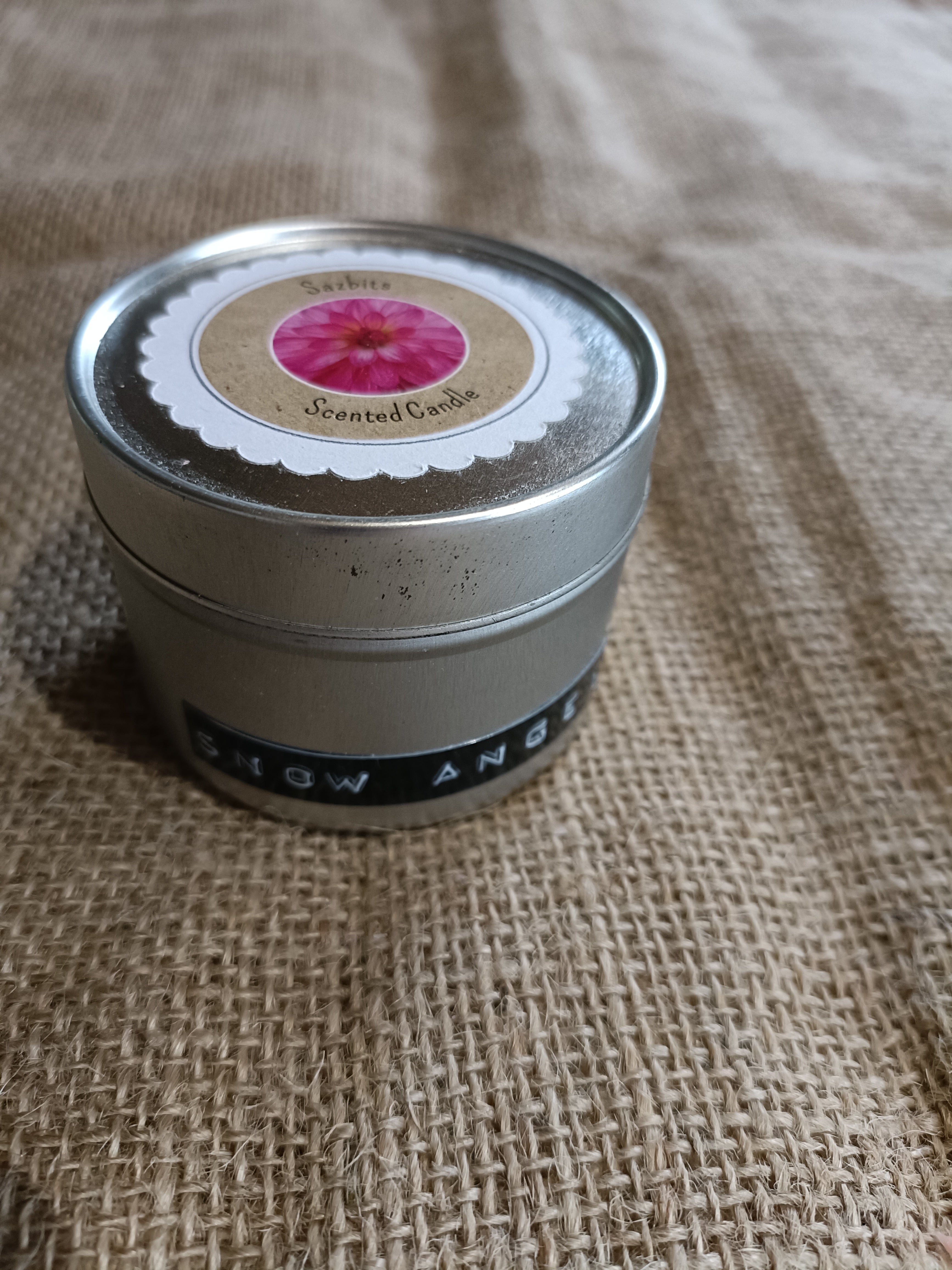 Snow Angel Small Candle