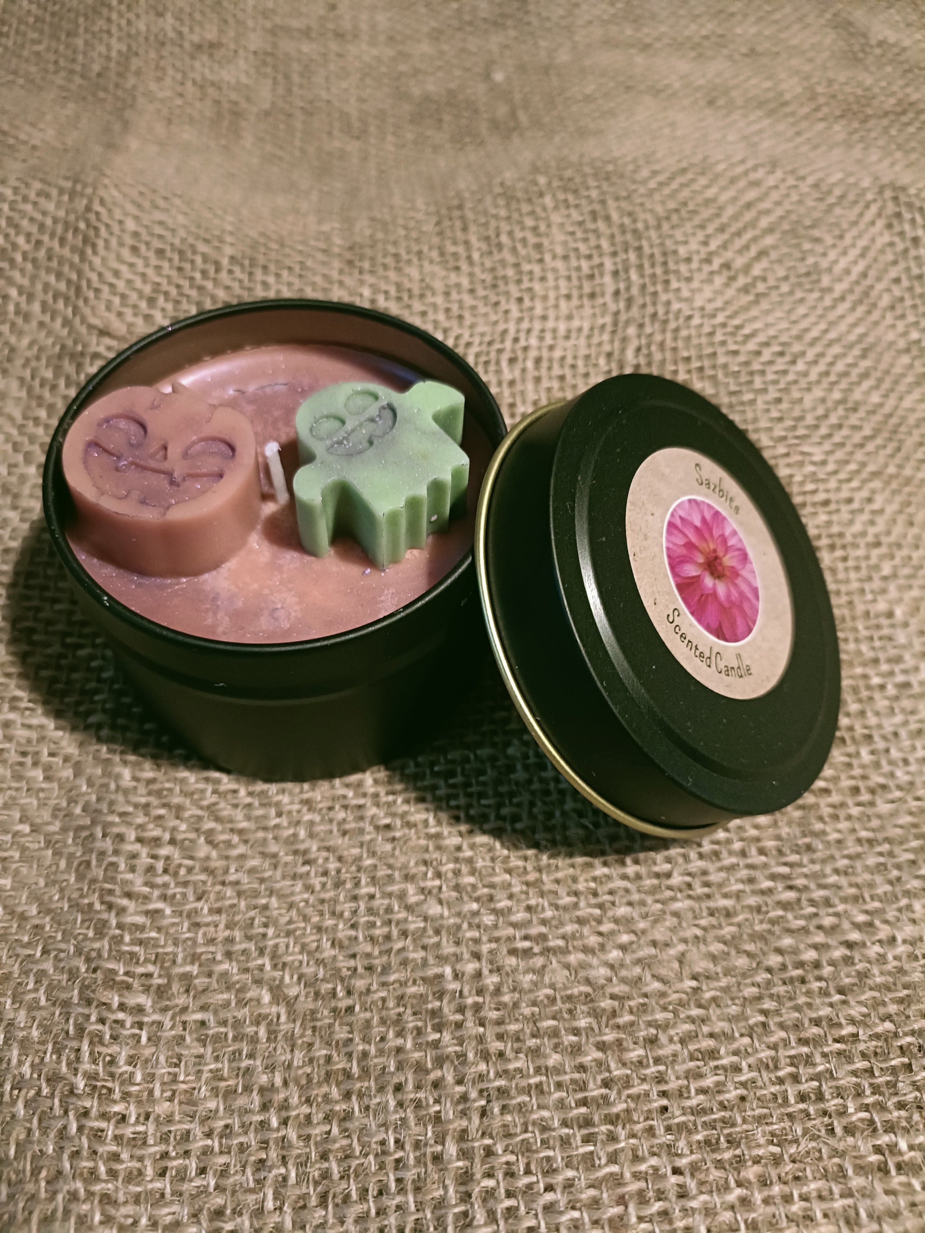 Pumpkin Spice Halloween Small Candle